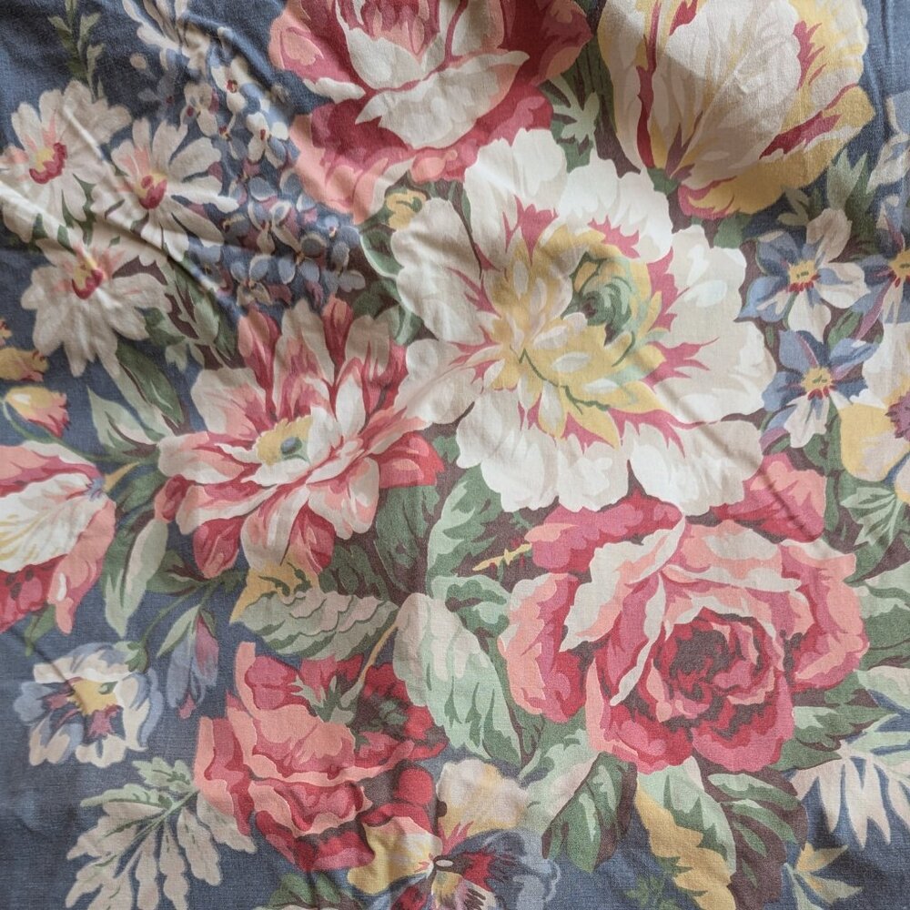 Vintage Ralph Lauren Kimberly cotton flat queen sheet
